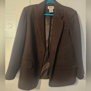 Worthington Dark Brown Women's Blazer